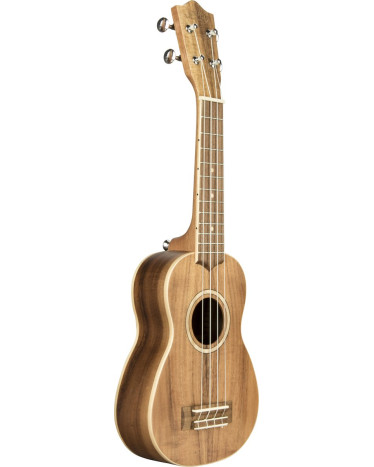 Lanikai LKUACST-S Soprano Ukulele, Acacia Solid Top Series, Gigbag