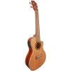 Lanikai LKUCDSTCEC Concert Ukulele, Cedar Solid Top Series, Cutaway, Preamp, Gigb ag