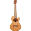 Lanikai LKUCDSTCET Tenor Ukulele, Cedar Solid Top Series, Cutaway, Preamp, Gigbag