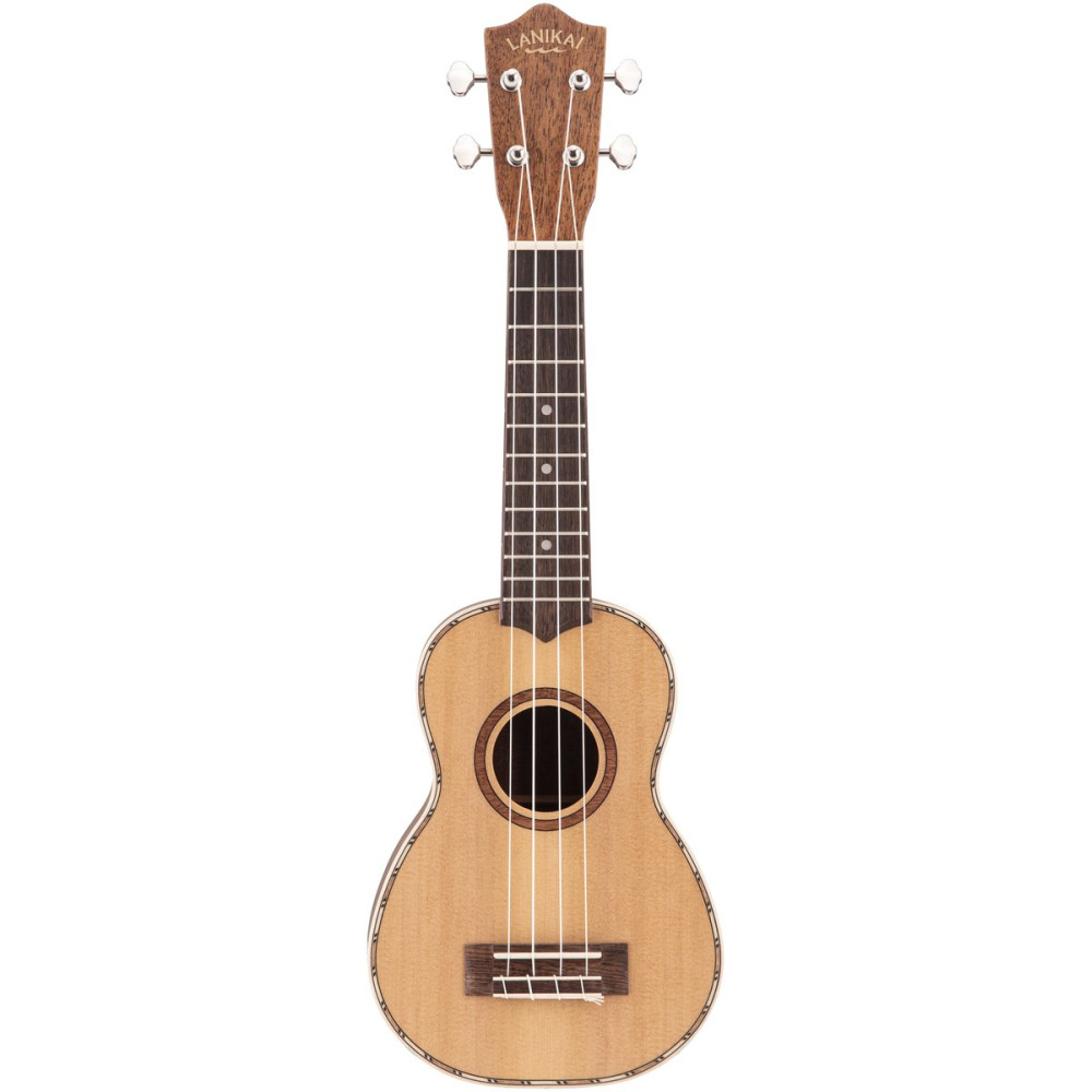 Lanikai LKUCDSTS Soprano Ukulele, Cedar Solid Top Series, Gigbag