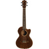 Lanikai LKUFB-CETT Tenor Ukulele, Figured Bocote Series, Thin Body, Cutaway, Prea mp, Gigbag