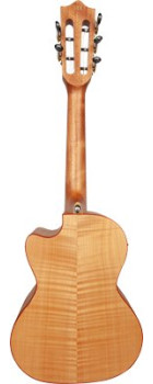 Lanikai LKUFM-5CET Tenor Ukulele, Flame Maple Series, 5 String, Low/High G, Pream p, Gigbag