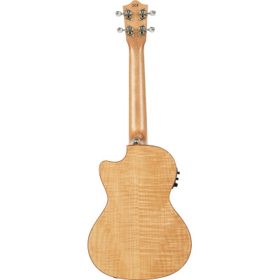 Lanikai LKUFM-CET Tenor Ukulele, Flame Maple Series, Cutaway, Preamp, Gigbag