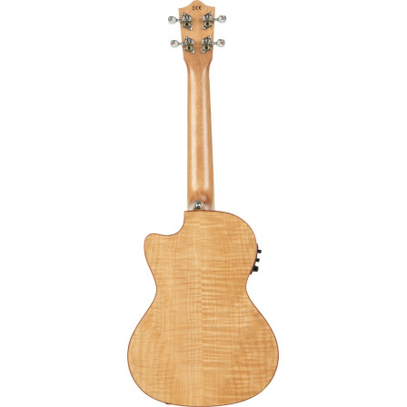 Lanikai LKUFM-CET Tenor Ukulele, Flame Maple Series, Cutaway, Preamp, Gigbag