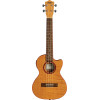 Lanikai LKUFM-CETT Tenor Ukulele, Flame Maple Series, Thin Body, Cutaway, Preamp, Gigbag