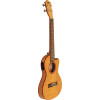 Lanikai LKUFM-CETT Tenor Ukulele, Flame Maple Series, Thin Body, Cutaway, Preamp, Gigbag