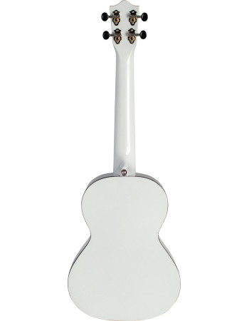 Lanikai LKUJMS-AWT2 Tenor Ukulele, Julia Michaels White Pearl Signature, Gigbag