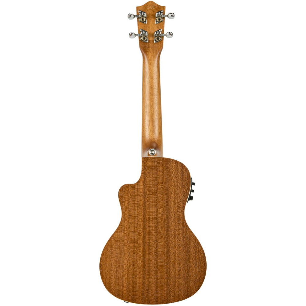 Lanikai LKUMA-CEC Concert Ukulele, Mahogany Series, Cutaway, Preamp, Softcase