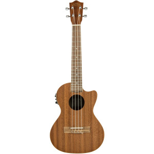 Lanikai LKUMA-CET Tenor Ukulele, Mahogany Series, Cutaway, Preamp, Softcase