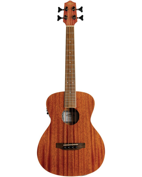 Lanikai LKUMA-EBU Mini Bass, Mahogany Series, Preamp, Gigbag