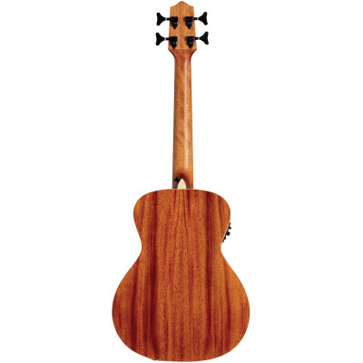 Lanikai LKUMA-EBU Mini Bass, Mahogany Series, Preamp, Gigbag