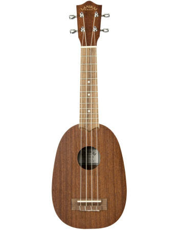 Lanikai LKUMA-P Soprano Ukulele, Mahogany Series, Pineapple, Gigbag