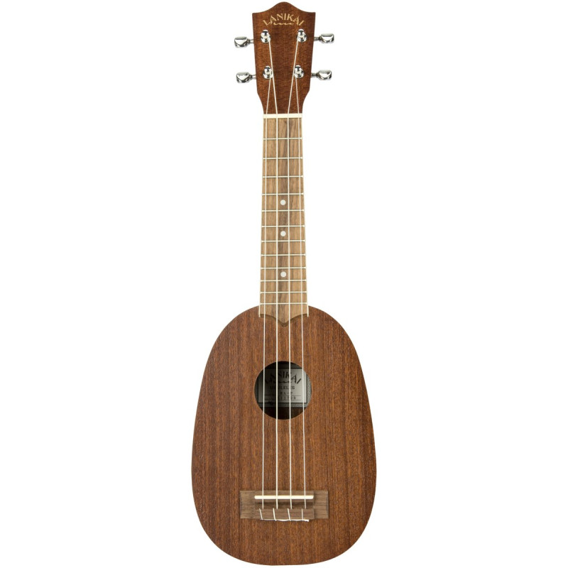 Lanikai LKUMA-P Soprano Ukulele, Mahogany Series, Pineapple, Gigbag