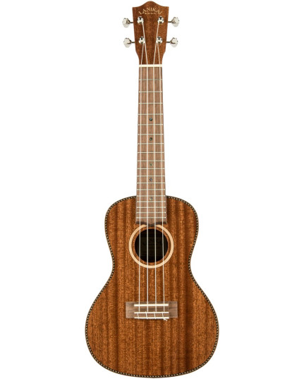 Lanikai LKUMAS-C Concert Ukulele, All Solid Mahogany Series, Softcase