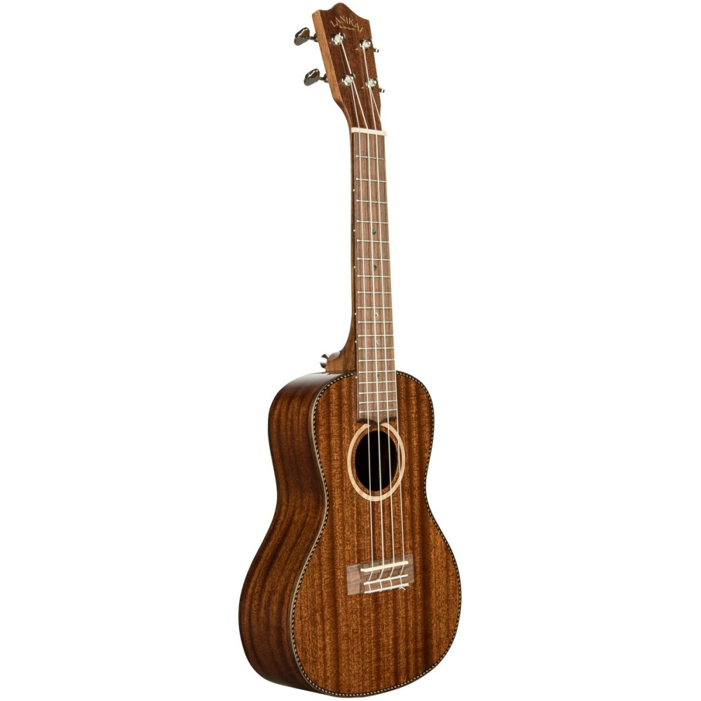 Lanikai LKUMAS-C Concert Ukulele, All Solid Mahogany Series, Softcase