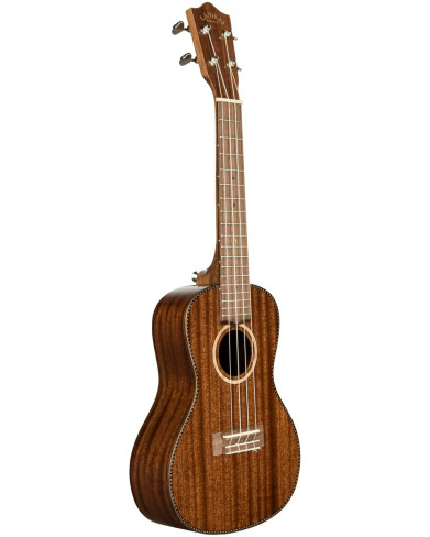 Lanikai LKUMAS-C Concert Ukulele, All Solid Mahogany Series, Softcase