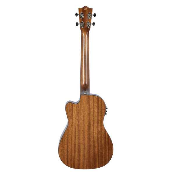 Lanikai LKUMAS-CEB Baritone Ukulele, All Solid Mahogany Series, Cutaway, Preamp, Softcase