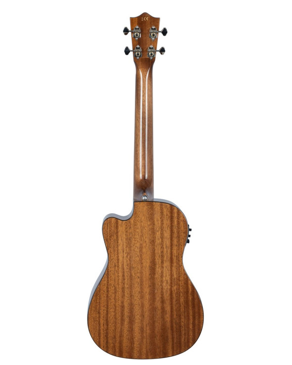 Lanikai LKUMAS-CEB Baritone Ukulele, All Solid Mahogany Series, Cutaway, Preamp, Softcase
