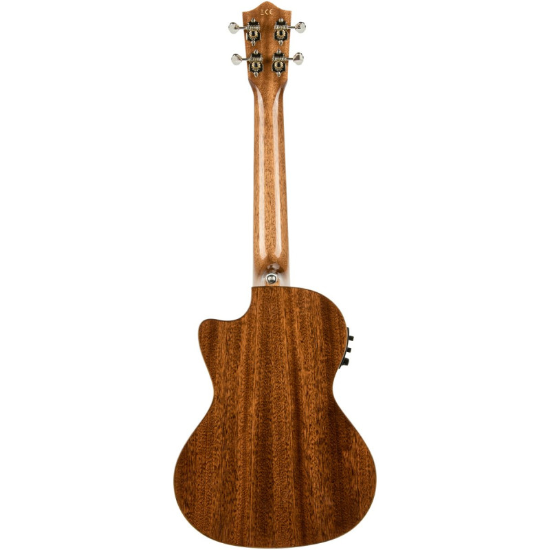 Lanikai LKUMAS-CET Tenor Ukulele, All Solid Mahogany Series, Cutaway, Preamp, Sof tcase