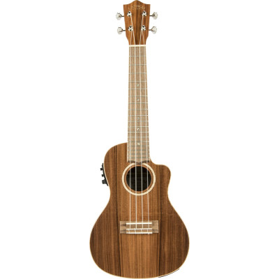 Lanikai LKUMRS-CEC Concert Ukulele, All Solid Morado Series, Cutaway, Preamp, Sof tcase