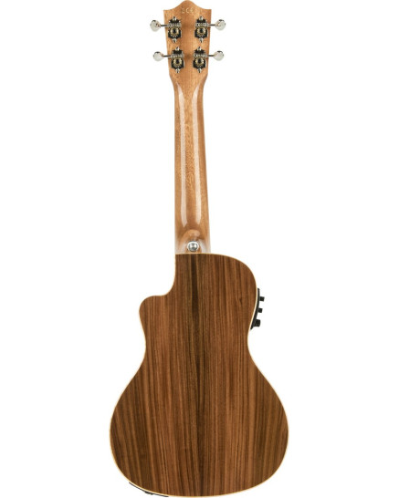 Lanikai LKUMRS-CEC Concert Ukulele, All Solid Morado Series, Cutaway, Preamp, Sof tcase