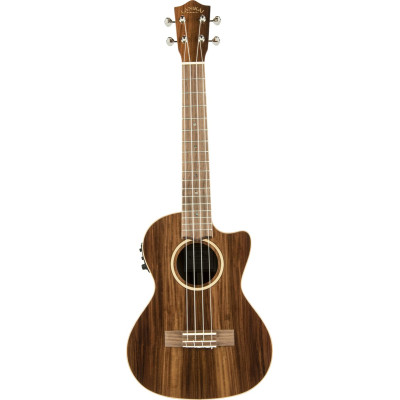 Lanikai LKUMRS-CET Tenor Ukulele, All Solid Morado Series, Cutaway, Preamp, Softc ase