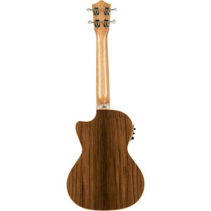 Lanikai LKUMRS-CET Tenor Ukulele, All Solid Morado Series, Cutaway, Preamp, Softc ase