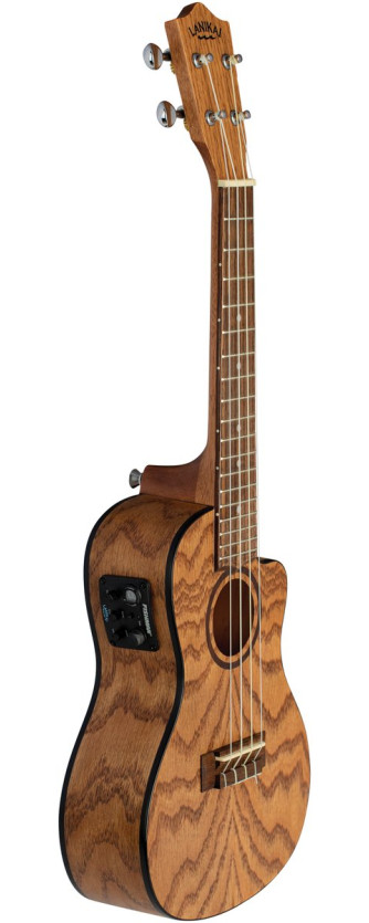 Lanikai LKUOA-CEC Concert Ukulele, Oak Series, Cutaway, Preamp, Gigbag