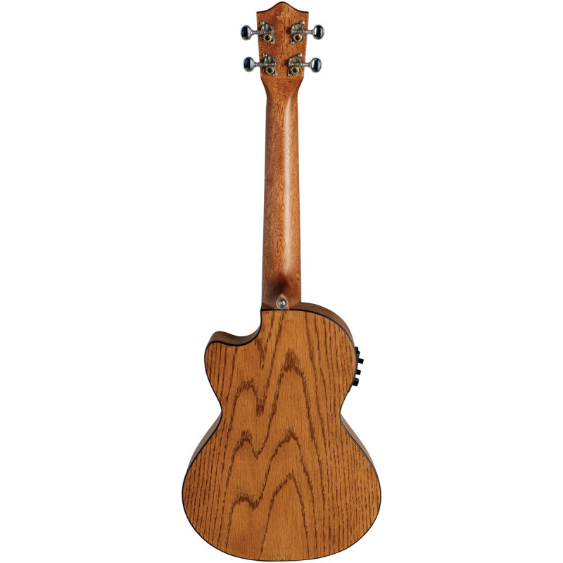 Lanikai LKUOA-CET Tenor Ukulele, Oak Series, Cutaway, Preamp, Gigbag
