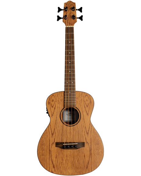 Lanikai LKUOAEBU Mini Bass, Oak Series, Preamp, Gigbag