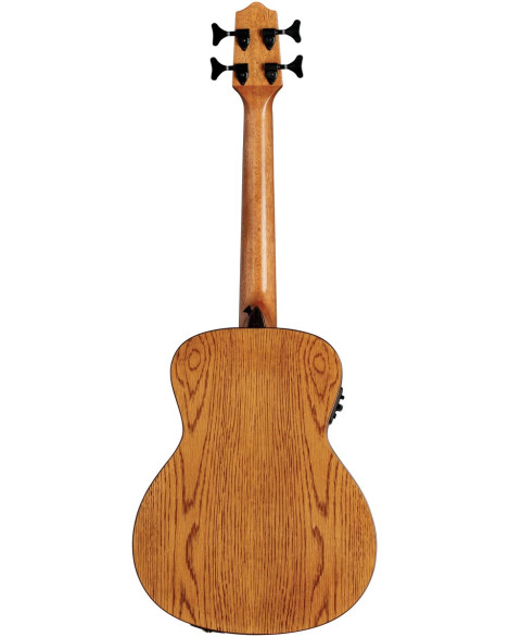 Lanikai LKUOAEBU Mini Bass, Oak Series, Preamp, Gigbag