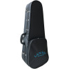 Lanikai LKUQM-RDCEC Concert Ukulele, Quilted Maple Series, Red, Cutaway, Preamp, S oftcase