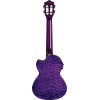 Lanikai LKUQMPUCET Tenor Ukulele, Quilted Maple Series, Purple, Cutaway, Preamp, Softcase