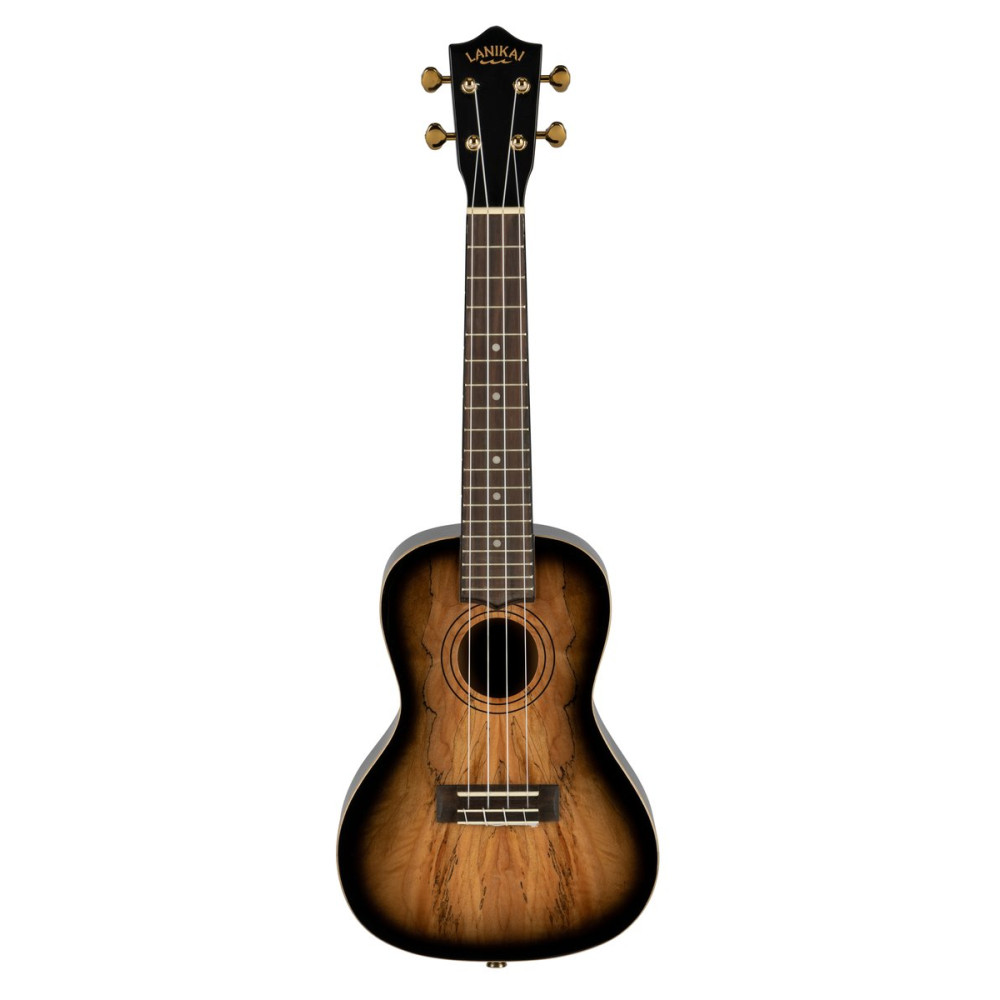 Lanikai LKUSMBB-CX Concert Ukulele, Spalted Maple Series, Gigbag
