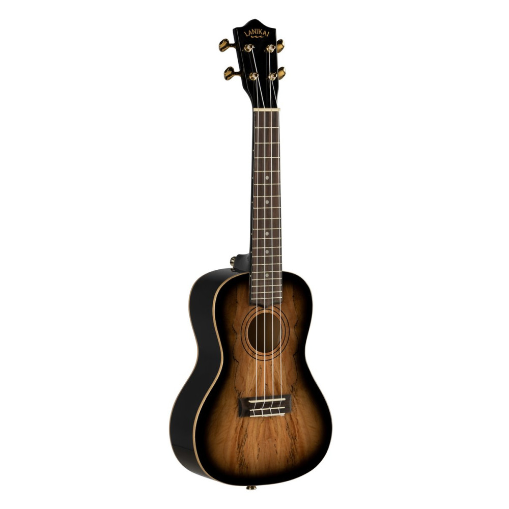 Lanikai LKUSMBB-CX Concert Ukulele, Spalted Maple Series, Gigbag