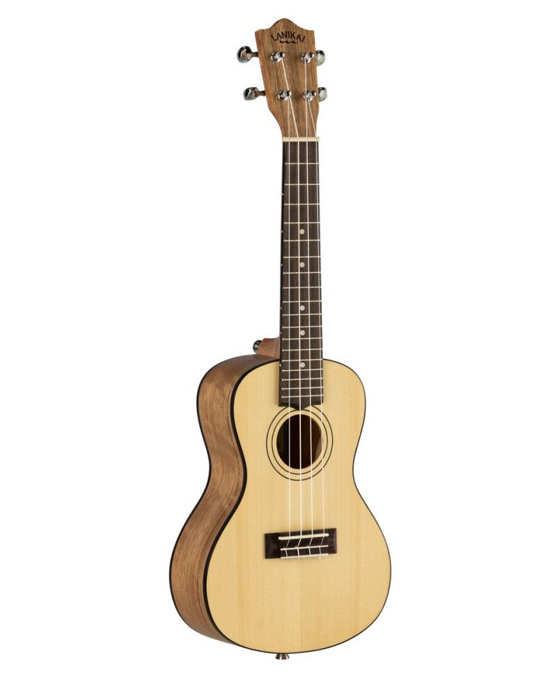 Lanikai LKUSPPW-CX Concert Ukulele, Spruce Pacific Walnut Series, Gigbag