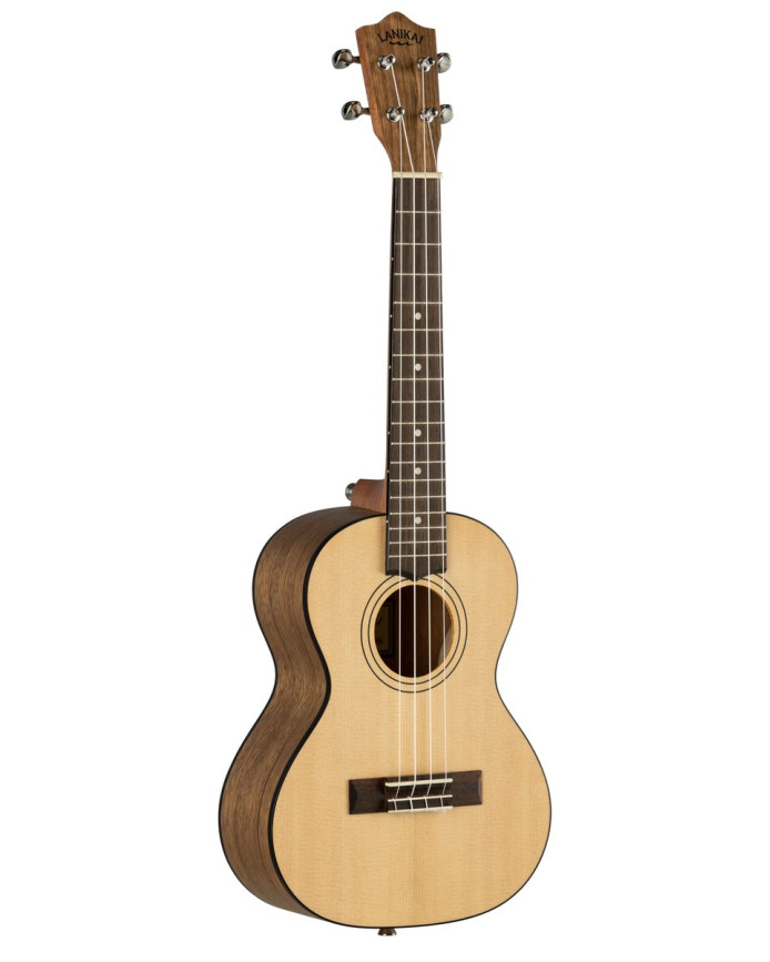 Lanikai LKUSPPW-TX Tenor Ukulele, Spruce Pacific Walnut Series, Gigbag