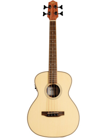 Lanikai LKUSPST-EBU Mini Bass, Spruce Solid Top Series, Preamp, Gigbag