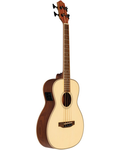 Lanikai LKUSPST-EBU Mini Bass, Spruce Solid Top Series, Preamp, Gigbag