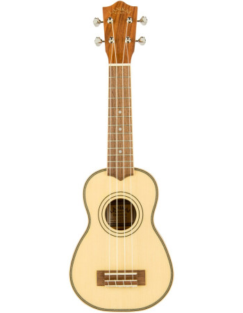 Lanikai LKUSPST-S Soprano Ukulele, Spruce Solid Top Series, Gigbag