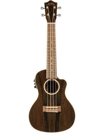 Lanikai LKUZR-CEC Concert Ukulele, Ziricote Series, Cutaway, Preamp, Gigbag