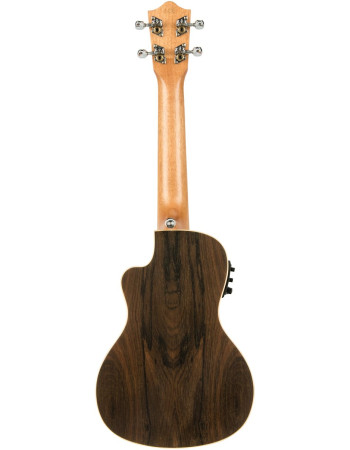 Lanikai LKUZR-CEC Concert Ukulele, Ziricote Series, Cutaway, Preamp, Gigbag
