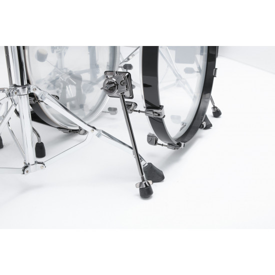 Tama MBAB22DZBN-CI Starclassic Mirage 50th Anniversary Bass Drum 22" x 16" - Crystal Ice/Black Nickel HW/without Tom Holder Tama MBAB22DZBN-CI Starclassic Mirage 50th Anniversary Bass Drum 22" x 16" - Crystal Ice/Black Nickel HW/without Tom Holder