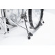 Tama MBAB22DZBN-CI Starclassic Mirage 50th Anniversary Bass Drum 22" x 16" - Crystal Ice/Black Nickel HW/without Tom Holder Tama MBAB22DZBN-CI Starclassic Mirage 50th Anniversary Bass Drum 22" x 16" - Crystal Ice/Black Nickel HW/without Tom Holder