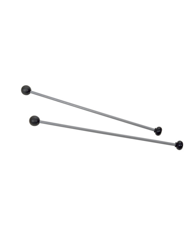 Mallets, grey, 1 pair, for percussion kit
