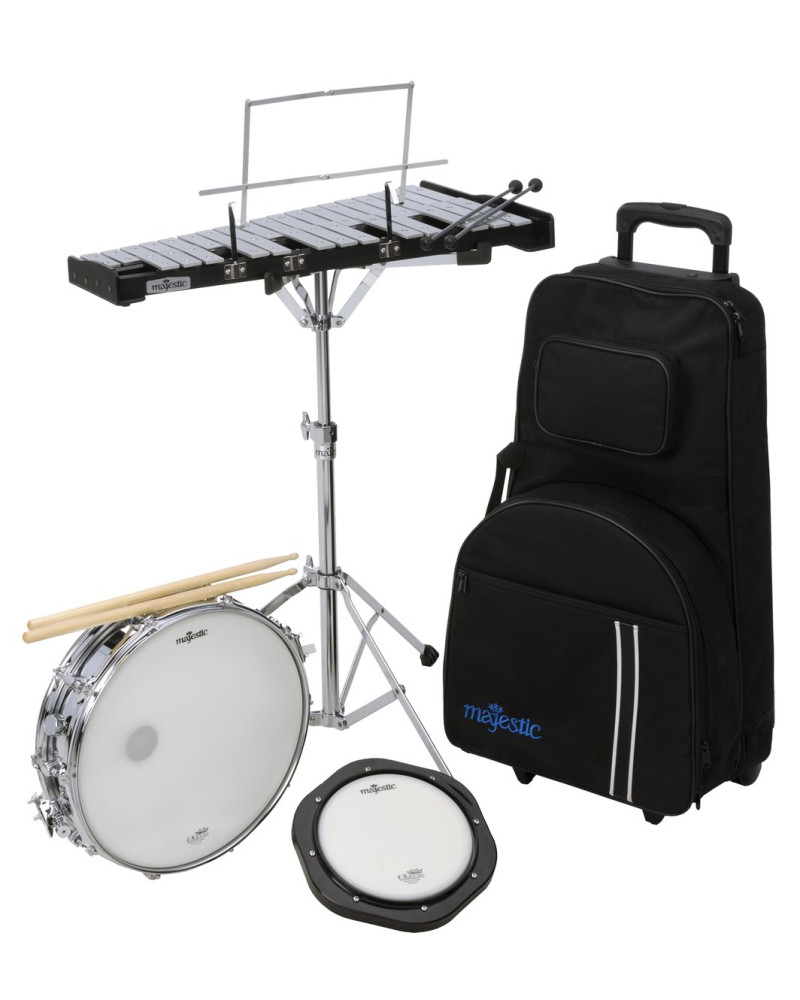Majestic MJAK1432DP Snare, Bell & Practice Pad Kit, 14x3,5