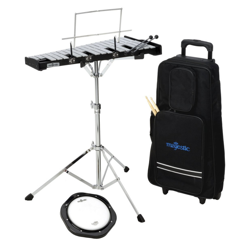 Majestic MJAK32PC Bell & Practice Pad Kit, 8