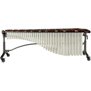 Majestic MJM850HW Marimba, Reflection Series, 5.0 octave C2-C7, Rosewood, white