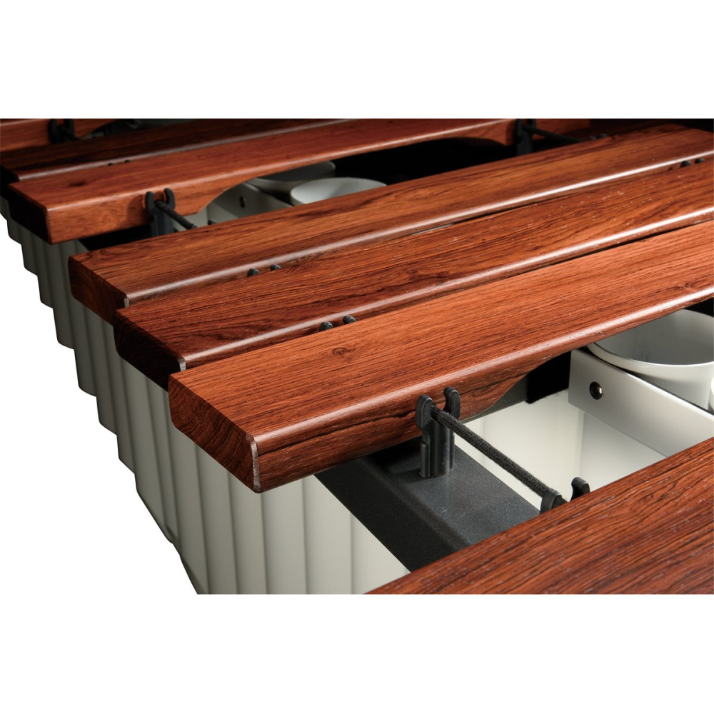Majestic MJM850HW Marimba, Reflection Series, 5.0 octave C2-C7, Rosewood, white