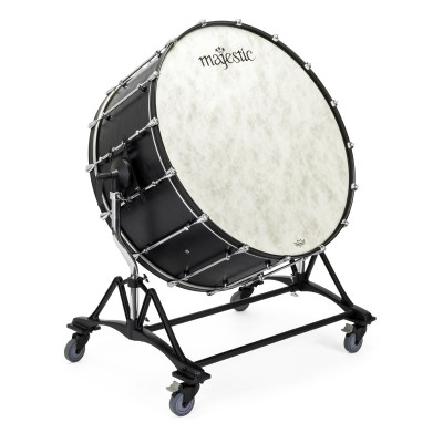 Majestic MJMCB3618 Concert Bass Drum, Concert Black Series, 36